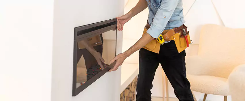 Metal Fireplace Installation in North Olmsted, Ohio