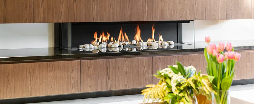 Double-height Fireplace Design Refurbishment in North Olmsted, Ohio