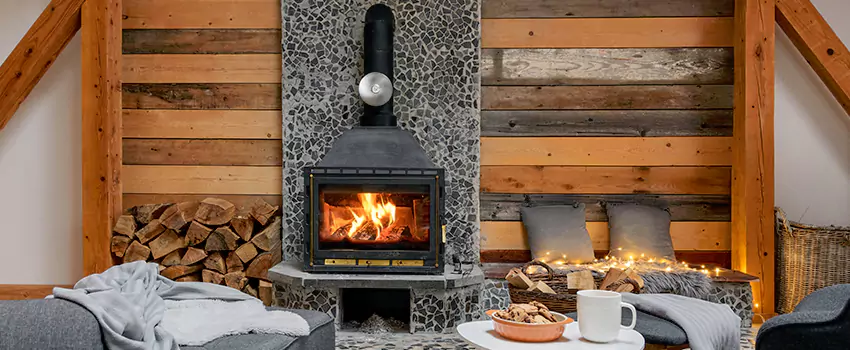 Thelin Hearth Products Direct Vent Gas Stove Fireplace Inspection in North Olmsted, Ohio